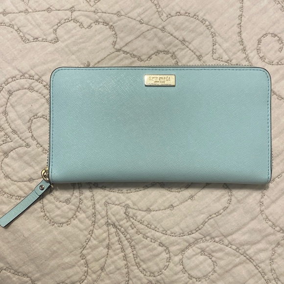 kate spade Handbags - Kate Spade Baby Blue Wallet